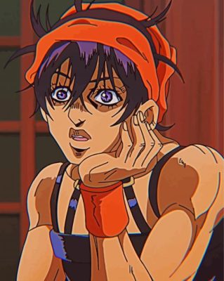 Narancia Ghirga Paint By Numbers