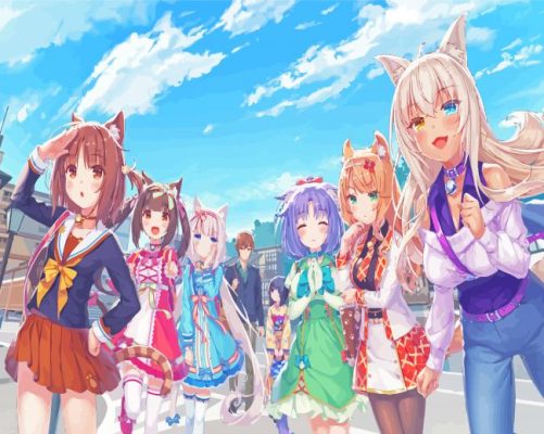 Nekopara Anime Paint By Numbers