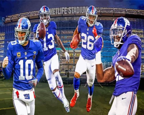 New York Giants Paint By Numbers