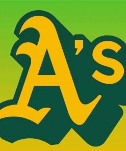 Oakland A's Illustration Paint By Numbers