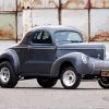 Old Grey Willys Coupe Paint By Numbers