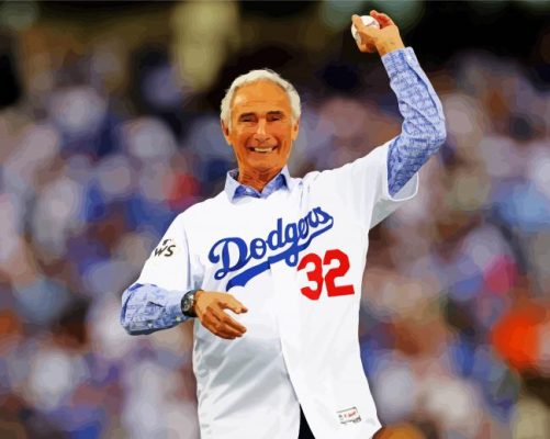 Old Sandy Koufax Paint By Numbers