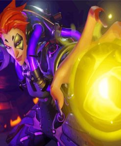 Overwatch Moira Paint By Numbers