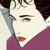 Patrick Nagel Girl Illustration Paint By Numbers