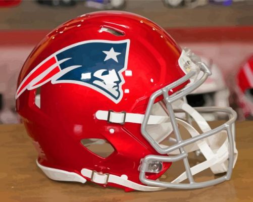 Patriots Helmet Paint By Numbers