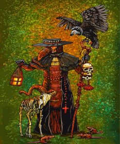 Plague Doctor Art Paint By Numbers