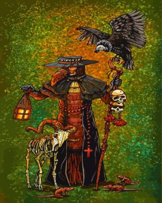 Plague Doctor Art Paint By Numbers