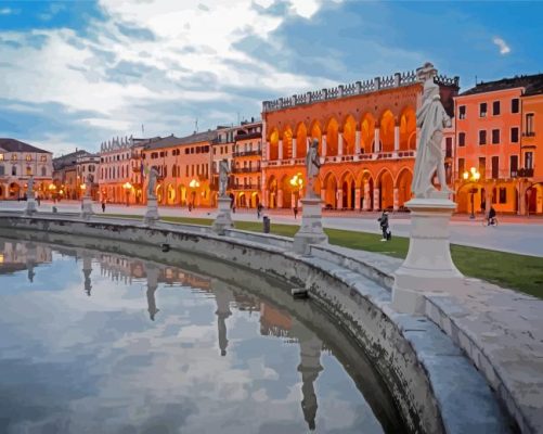 Prato Della Valle In Padua Paint By Numbers