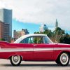 Red 1958 Plymouth Fury Paint By Numbers