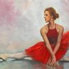 Red Ballet Art Paint By Numbers