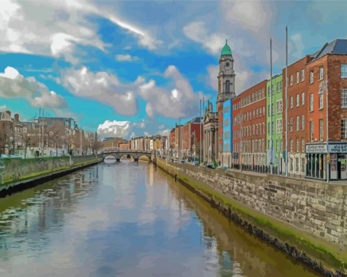 River Liffey Paint By Numbers