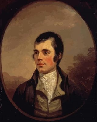 Robert Burns Portrait Paint By Numbers