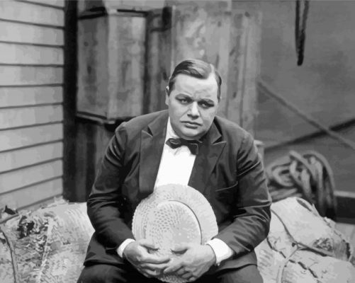 Roscoe Arbuckle Actor Paint By Numbers