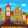 Rothenburg Germany Poster Paint By Numbers