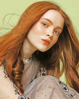 Sadie Sink Actress Paint By Numbers