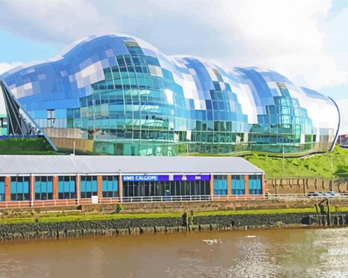 Sage Gateshead Newcastle Paint By Numbers