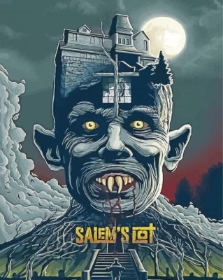 Salem's Lot Poster Illustration Paint By Numbers