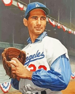 Sandy Koufax Art Paint By Numbers