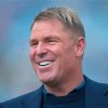 Shane Warne Smiling Paint By Numbers