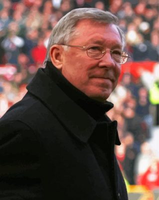 Sir Alex Ferguson Football Manager Paint By Numbers