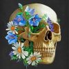 Skull Flowers Paint By Numbers