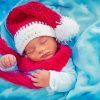 Sleeping Christmas Baby Boy Paint By Numbers