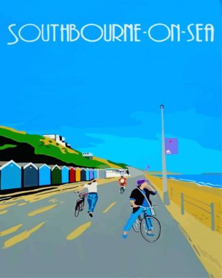 Southbourne On Sea Poster Paint By Numbers