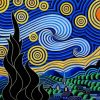 Starry Night Sky Art Paint By Numbers
