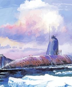 Submarine Paint By Numbers