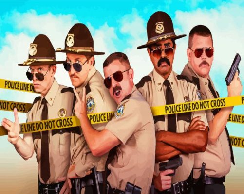 Super Troopers Movie Poster Paint By Numbers