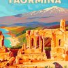 Taormina Poster Paint By Numbers