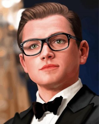 Taron Egerton Paint By Numbers