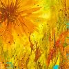 The Abstract Sunflower Paint By Numbers