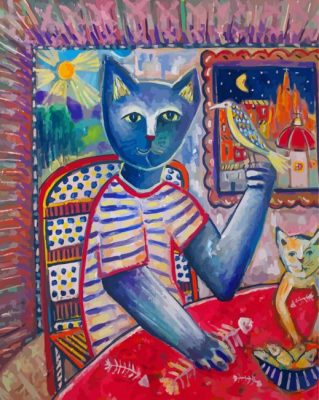 The Cats Lunch Art Paint By Numbers