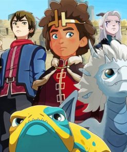 The Dragon Prince Animation Characters Paint By Numbers
