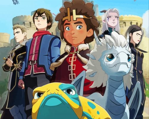 The Dragon Prince Animation Characters Paint By Numbers