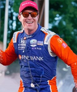 The Driver Scott Dixon Paint By Numbers