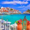 The Greek Island Samos Paint By Numbers