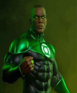 The Green Lantern Paint By Numbers