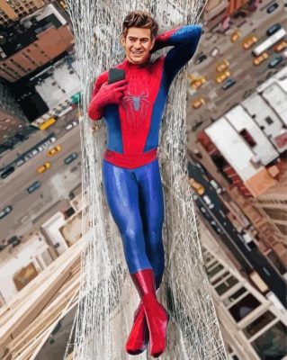 The Hero Andrew Garfield Spider Paint By Numbers