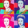 The Queen Elizabeth Andy Warhol Paint By Numbers
