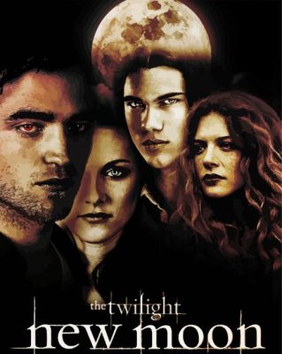 The Twilight Saga New Moon Movie Poster Paint By Numbers