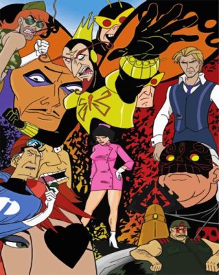 The Venture Brothers Paint By Numbers