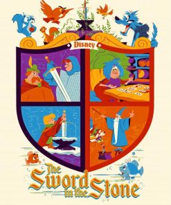 The Sword In The Stone Paint By Numbers