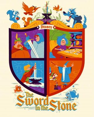 The Sword In The Stone Paint By Numbers