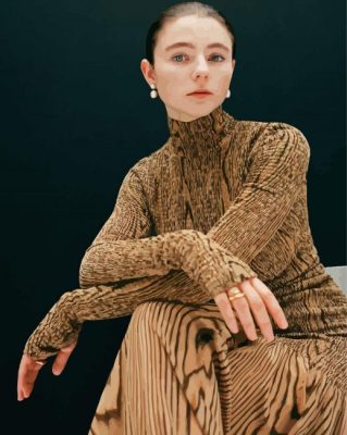 Thomasin McKenzie Photoshoot Paint By Numbers