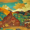 Three Pleasures By Nicholas Roerich Paint By Numbers