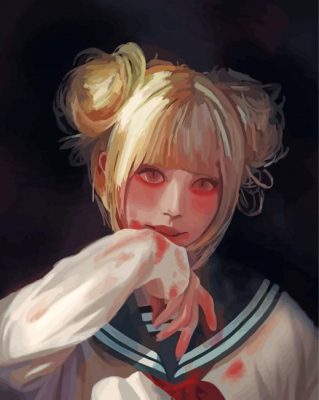 Himiko Toga Anime Girl Paint By Numbers