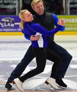 Torvill And Dean Ice Dancers Paint By Numbers