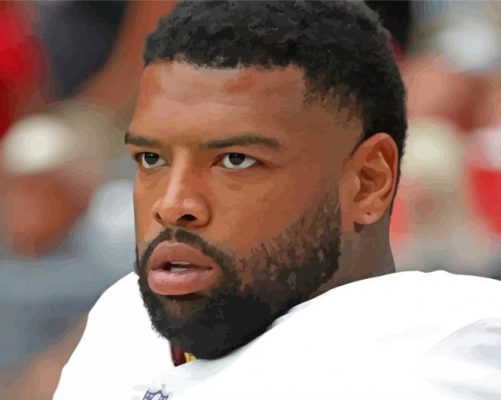 Trent Williams Football Player Paint By Numbers